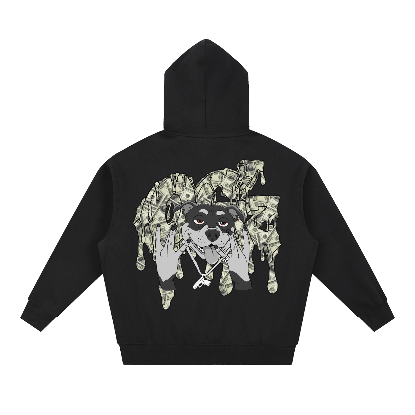 Essential Oversized Boxy Fit Fleece Hoodie