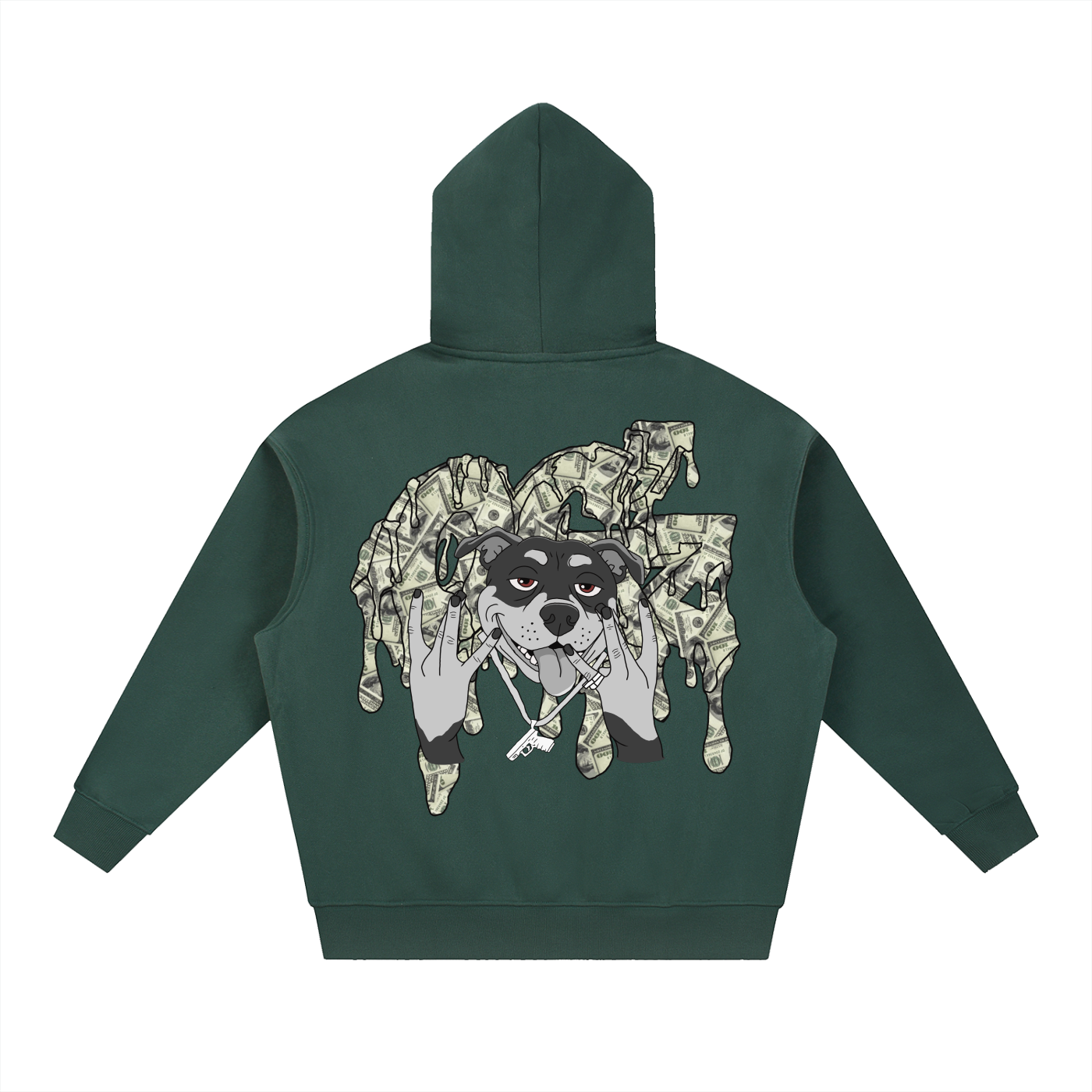 Essential Oversized Boxy Fit Fleece Hoodie
