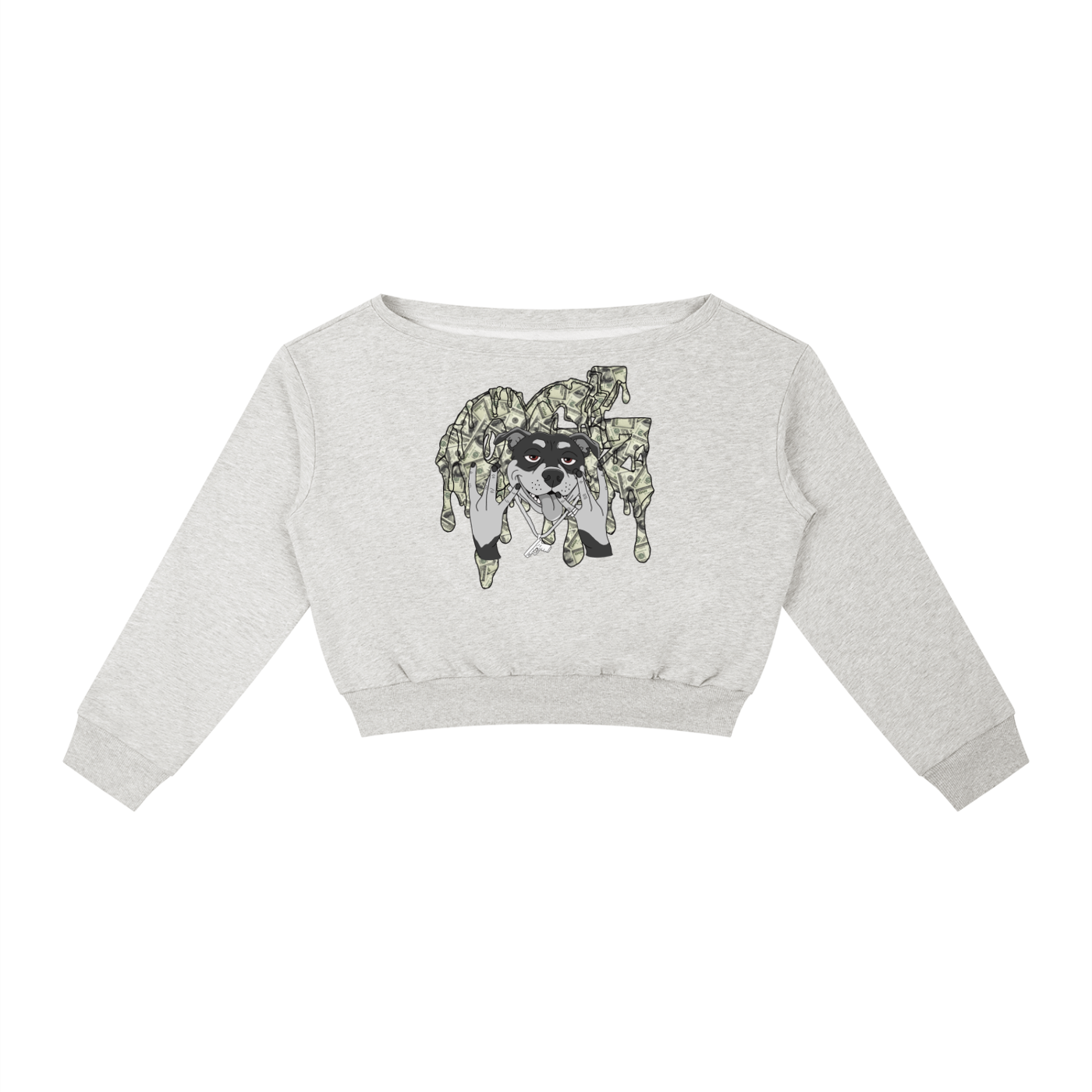 Women's Off-Shoulder Sweatshirt