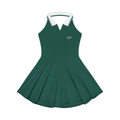 Women's Collared Halter A-Line Tennis Dress