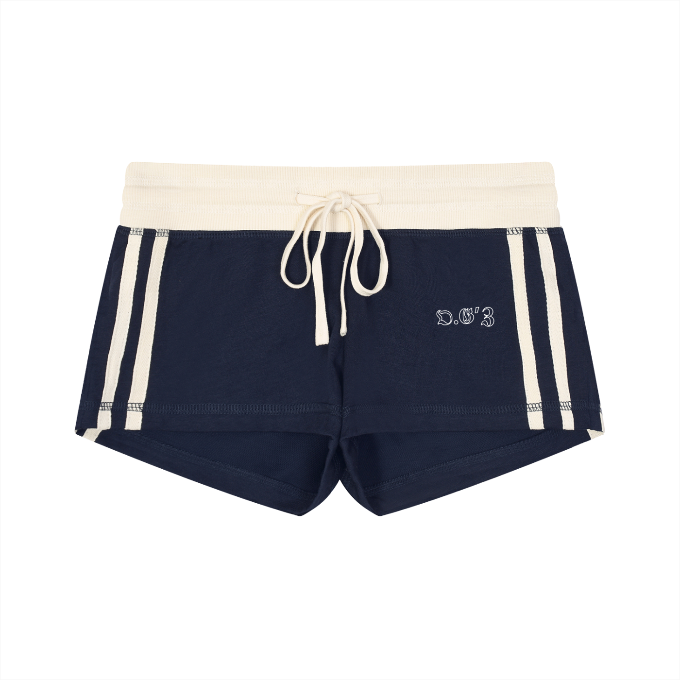 Women's Contrast Stripe Track Shorts
